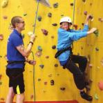 Being over 9 metres in height, it provides a challenge for all! Can anyone climb? We strongly recommend that everyone attends an introductory climbing course.