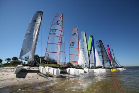 F18 Infusion and the Nacra F20 Carbon.
