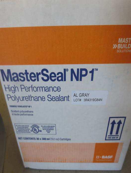 of BASF TM MasterSeal NP1