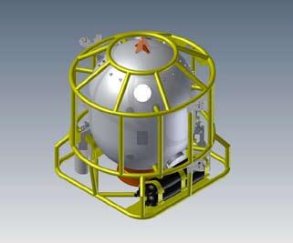 DIVING BELL - 3 MAN Design and built under ABS survey. This Manned Diving Bell is equipped as a sidemate system and is delivered fully plumbed and insulated outfitted for 3 divers.