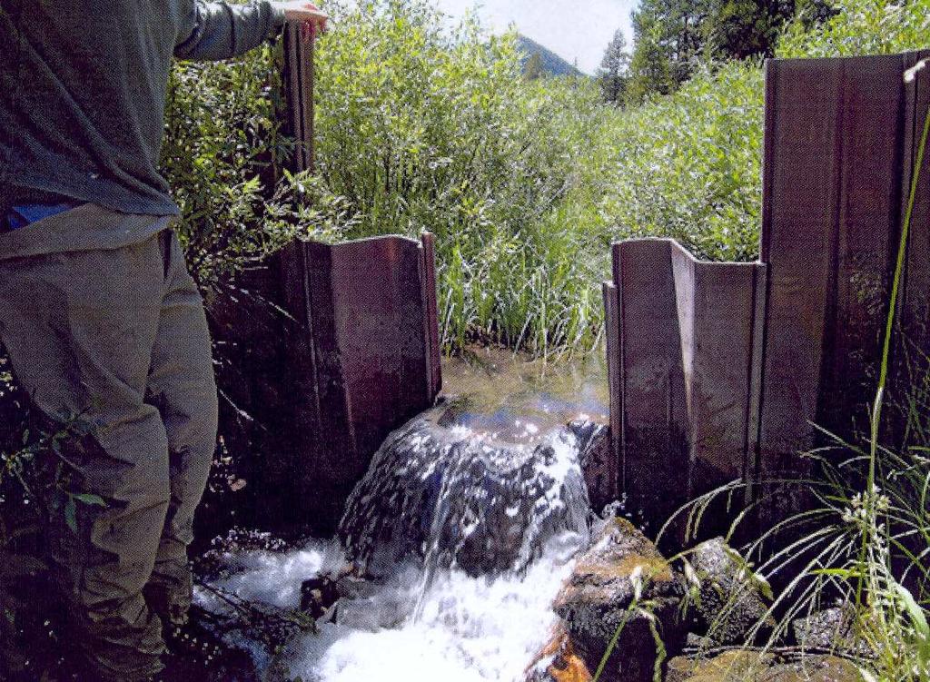 used to create selective barriers. When filled with large as against small rocks, water flow occurs through the interstices allows the upstream movement of small fish but not large ones (e.g., Bulow et al.