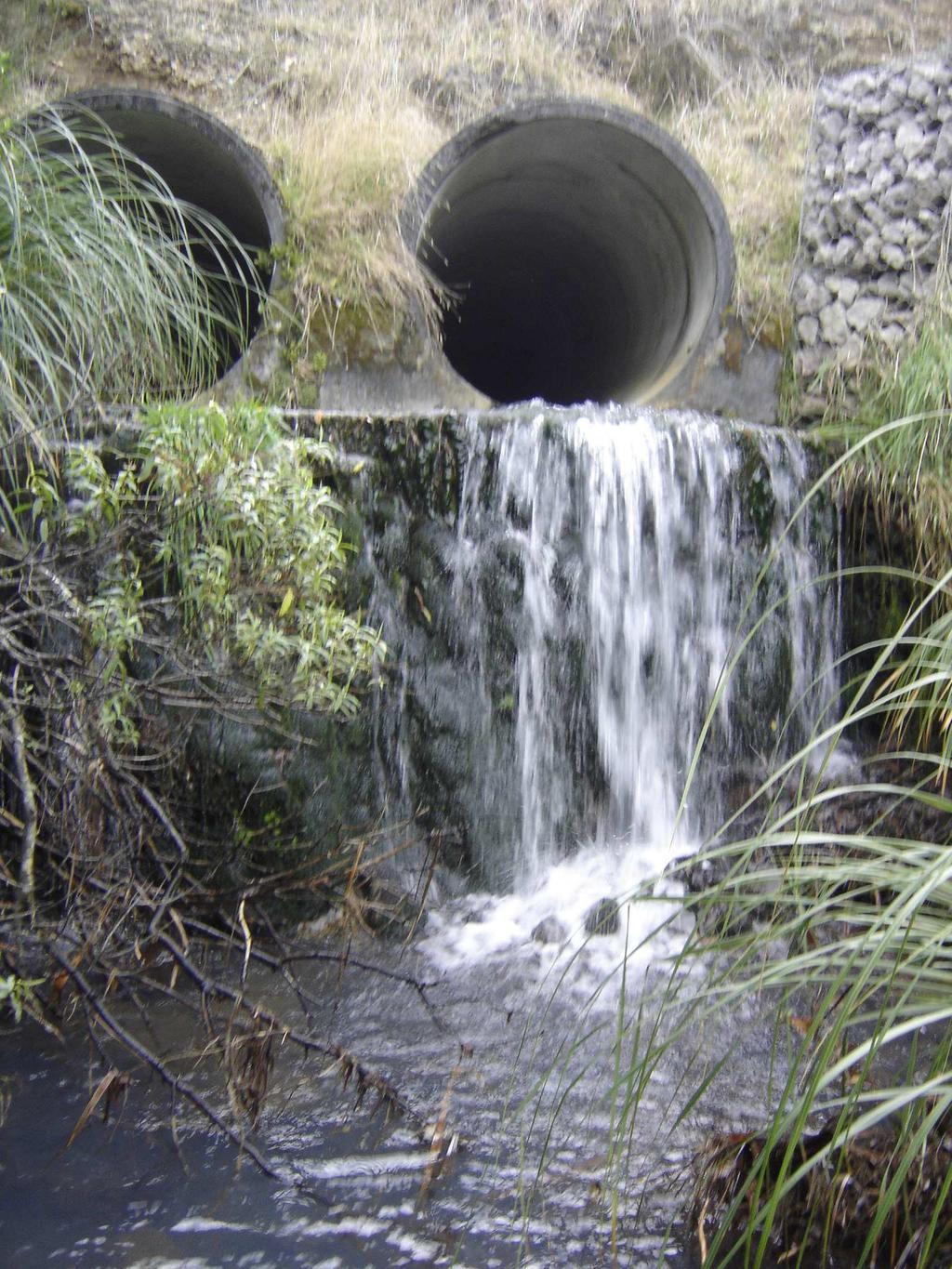 Culverts may also be square bottomed as against circular, thereby minimising water depth compared with a circular design.