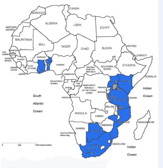 AFPAN Membership in Africa