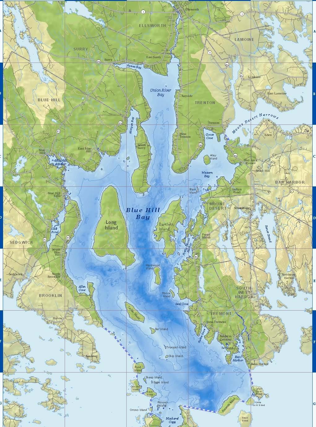 Physical Description A watershed - all of the land and water that drain into the bay /ocean.
