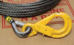 Self-Locking Eye Hook Winch Lines continues to offer the broadest and most complete line of winch lines for the towing professional with our newest offering of winch lines with Self-Locking hooks.