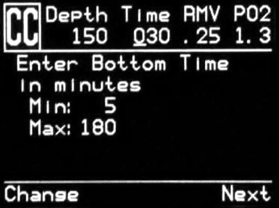 Dive Planner+ INTRDUCTIN Calculates decompression profiles for simple dives. In closed-circuit (CC) mode, also calculates open-circuit (C) bail-out (B).