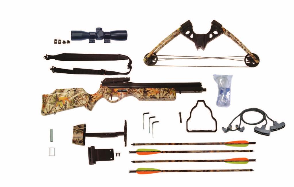 PARTS LIST Congratulations on your purchase of the Inferno Firestorm 165lb Compound Crossbow Package!