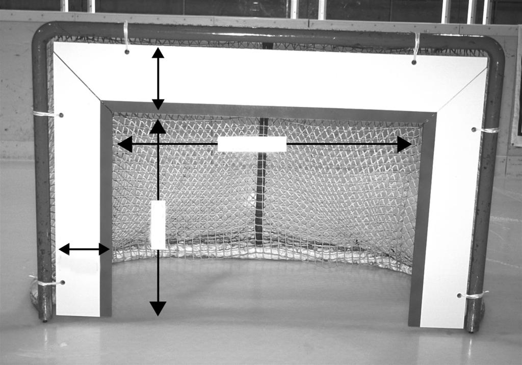 1.3.2 Goal Insert These lightweight goal inserts could be constructed using wood or plastic.