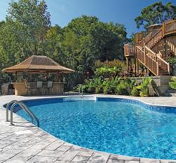 If you want to use your pool as an entertainment centerpiece, maybe a larger Rectangle or True-L shape will work best. Want to invoke a more natural scene in your yard?