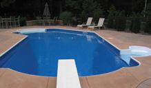 The davinci Vinyl Liner provides a soft, smooth surface the most practical pool surface in the industry it is both beautiful and easy to maintain.