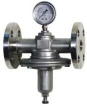The pressure gauge allows the direct reading of the reduced pressure. The flow is one away indicated by an arrow on the body. The LPRV valve suits with compatible fluids free of particles.