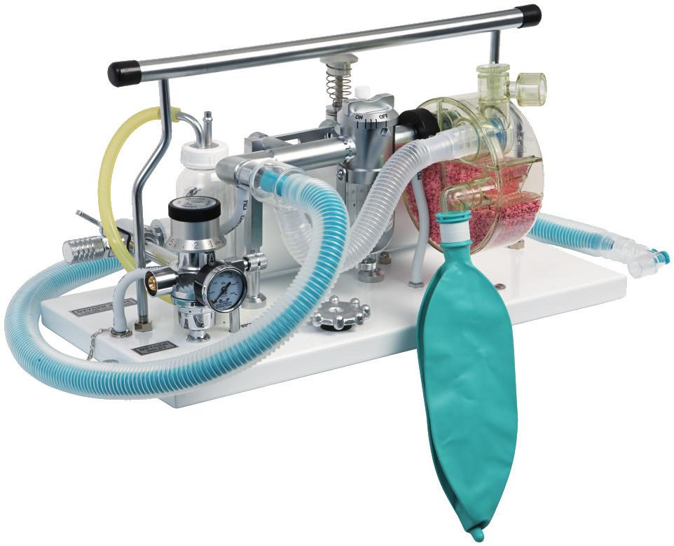 Twin vaporisers (AN- 7570-00) enable the choice of 2 of the 4 most commonly used volatile anaesthetic agents (Isoflurane, Enflurane, Sevoflurane or Halothane).