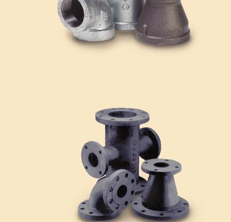 1/2 to 4, Grooved 1-1/4 to 6 Cast Iron Flanged
