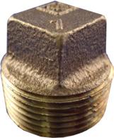 125 lb ronze Threaded Fittings Square Head Solid Plug 1/8 36SS1001C 0.65 - - 0.020 300 4800 1/4 36SS1002C 0.75 - - 0.039 150 2400 3/8 36SS1003C 0.85 - - 0.064 100 1600 1/2 36SS1004C 1.00 - - 0.
