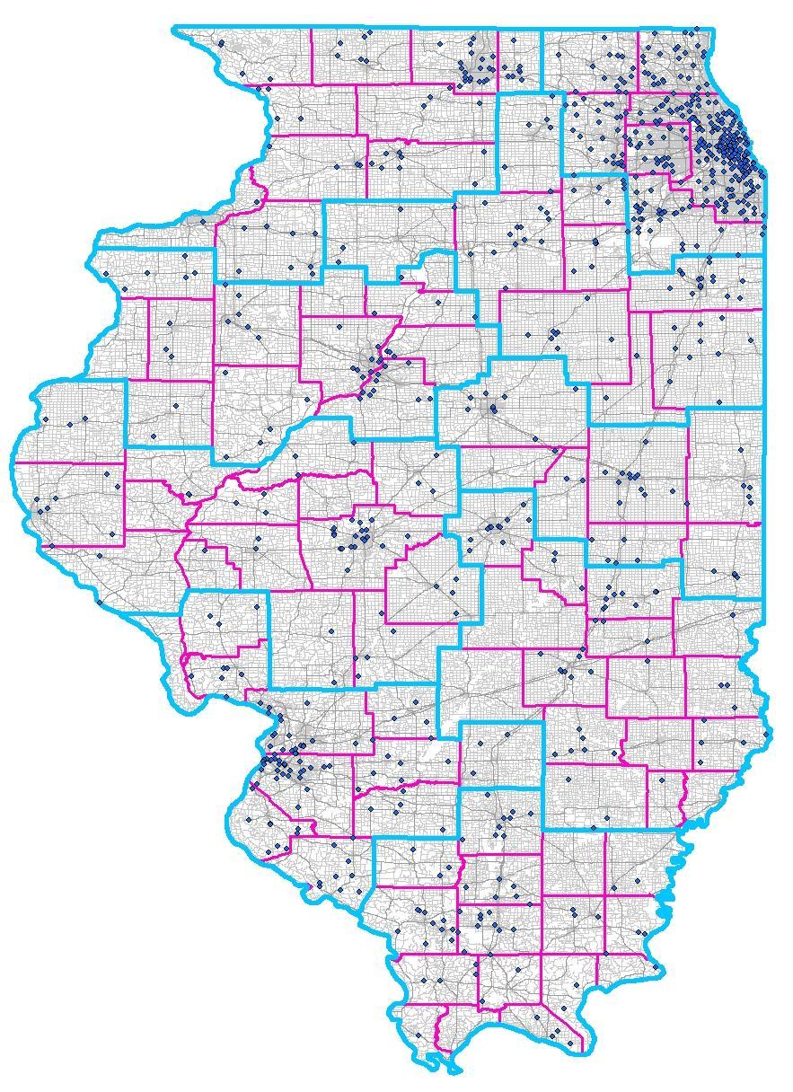 Illinois Stats 102 Counties 145,000 Roadway Miles 900+ Fatalities 12,000 Serious Injuries State Routes: 16 %