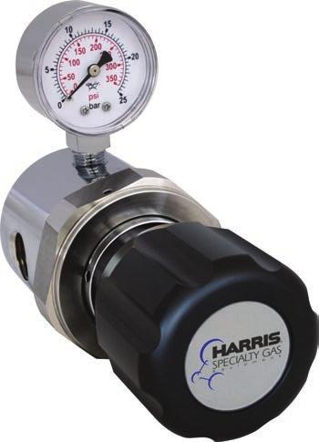 Line regulators HPI 3L High purity and high flow single-stage barstock line regulator Model HPI 3L is in-line manifold regulator available in chromeplated brass (HPI 3LC) or stainless steel (HPI 3LS)