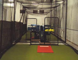 batting cages No need to worry about the weather for baseball and softball training!