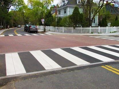 In Pennsylvania, the Watts speed hump is the preferred design. This design is twelve feet in length.