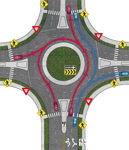 The term modern roundabout is used in the United States to differentiate it from the nonconforming traffic circles or rotaries of the past whose design was the cause of traffic backups and Modern