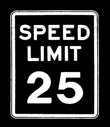 EDUCATION, ENFORCEMENT, & LOW-COST TOOLS SPEED LIMIT SIGNING DESCRIPTION: SIGNS THAT DEFINE THE LEGAL DRIVING SPEED UNDER NORMAL CONDITIONS.