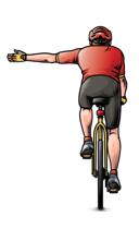 Hand Signals Left turn Right turn and alternate Stop Security Always lock your bike