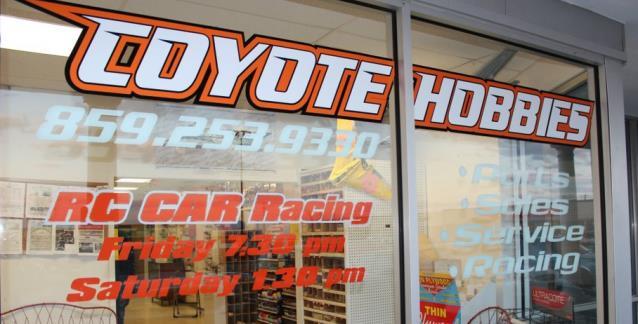 Suite 121, Lexington, KY 40509 (859) 253-9330 www.coyotehobbies.com We are Lexington s only family-owned brick and mortar hobby shop! Our primary focus is on remote control vehicles of all types.
