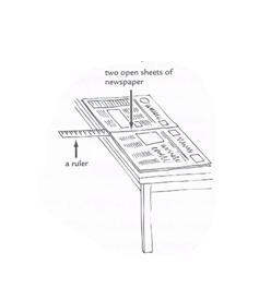 AIR HAS PRESSURE PROPERTIES OF AIR STEPS 1- Lay a ruler on a table so that about one third of it lies over the edge.