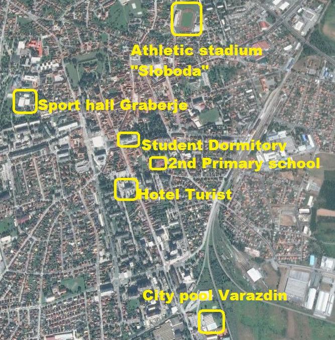 City map (with sport and