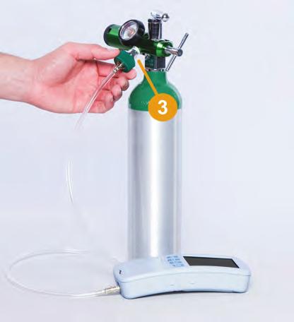 Replacing Source Gas Cylinder When a source gas cylinder needs to be replaced: 1 Turn the ventilator off by firmly pressing the Power button for at least three seconds.
