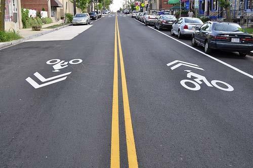 Bike Striping Shared Lane Bike Lane (No