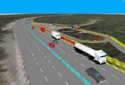 A traffic micro-simulation modelling application called VISSIM 2 was used to model the potential merging and weaving movements on Mount Ousley Road.