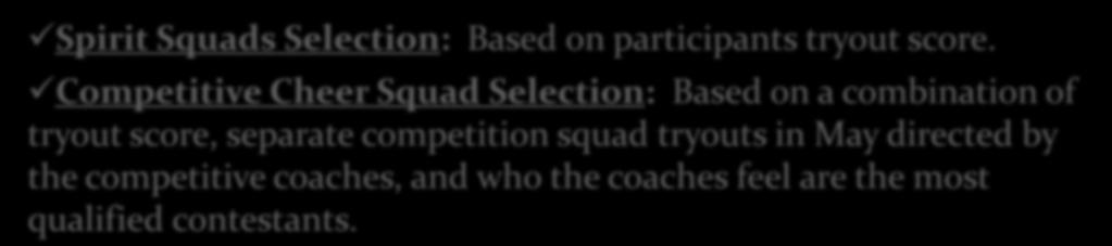 squad information page 1 of the EPS District Contract Varsity