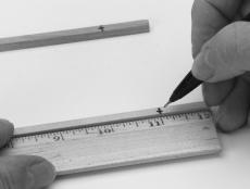 Tools and Adhesives Needed Felt tipped pen or pencil Ruler 6-minute epoxy Drill Paper towels Drill bit: 1 /16 Hobby knife