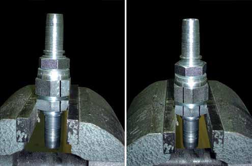 JIC FFFT TORQUE METHOD The FFFT (Flats From Finger Tight) method allows to assemble fittings and adapters at the correct torque value without a dynamometric wrench.