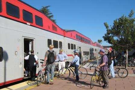 6.3 Train Capacity Trains run with empty seats, while the bike car is over-capacity. Walkon passengers get on, while bicyclists get bumped.