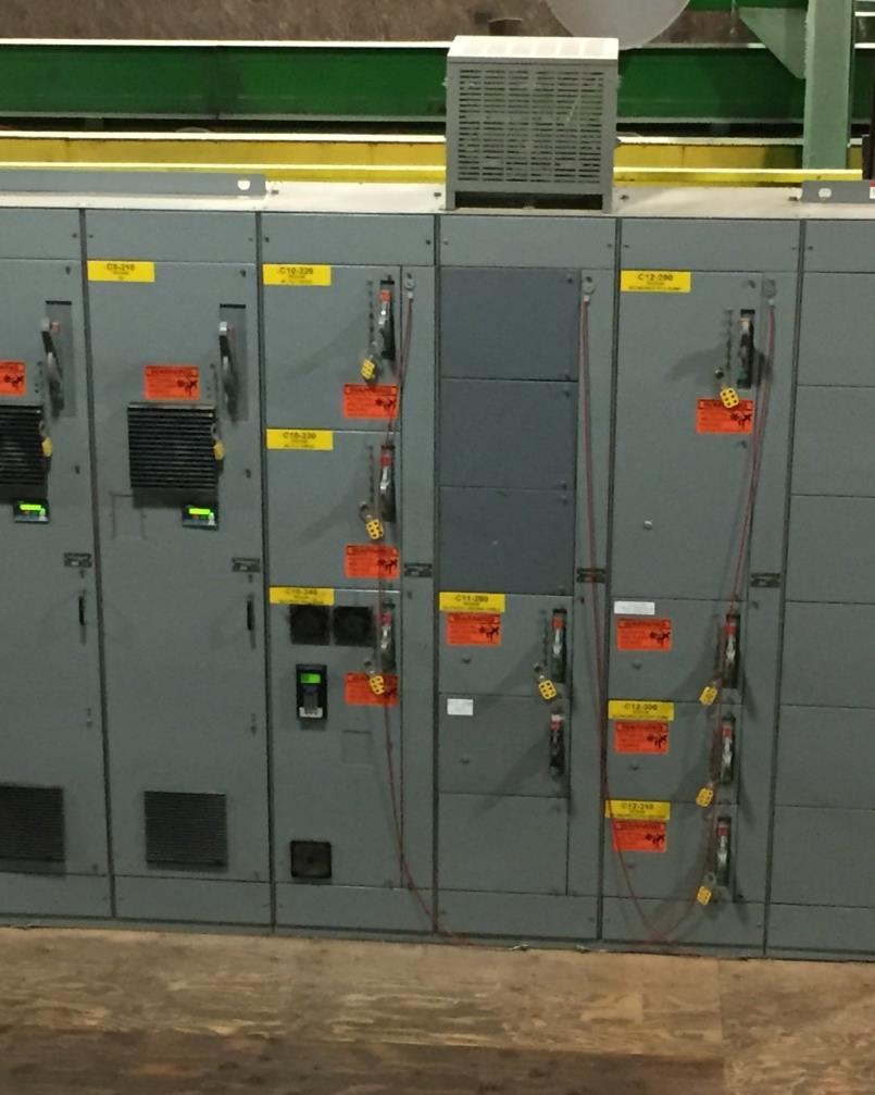 Electrical Electrical cords in good condition and being properly used. Clear access to MCCs and disconnect panels.
