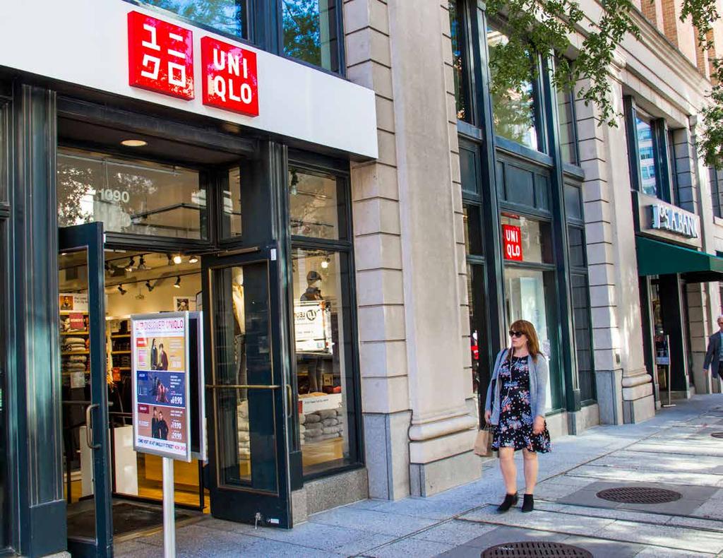 SEIZE THE OPPORTUNITY Located in the vibrant Metro Center neighborhood on F Street, the most prominent fashion retailer street in DC, with a Walk Score of 98 In the middle of downtown DC with the