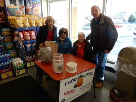 Both the November and December holiday food drives were quite successful.