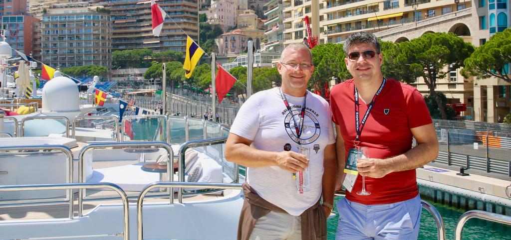 CHAMPION DIAMOND Watch the Monaco Grand Prix from the marina aboard our private tri-deck yacht with exquisite hospitality and viewing platforms all weekend long.