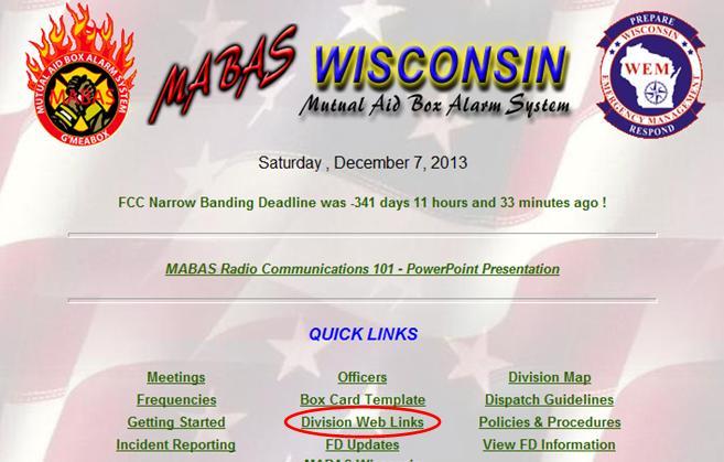 Page 8 MABAS-WISCONSIN IN ACTION MABAS WI CAN HOST YO UR DIVISION S WEBSITE BY GARY SCHMIDT The main components behind a website are the HTML code and the server that houses the pages.