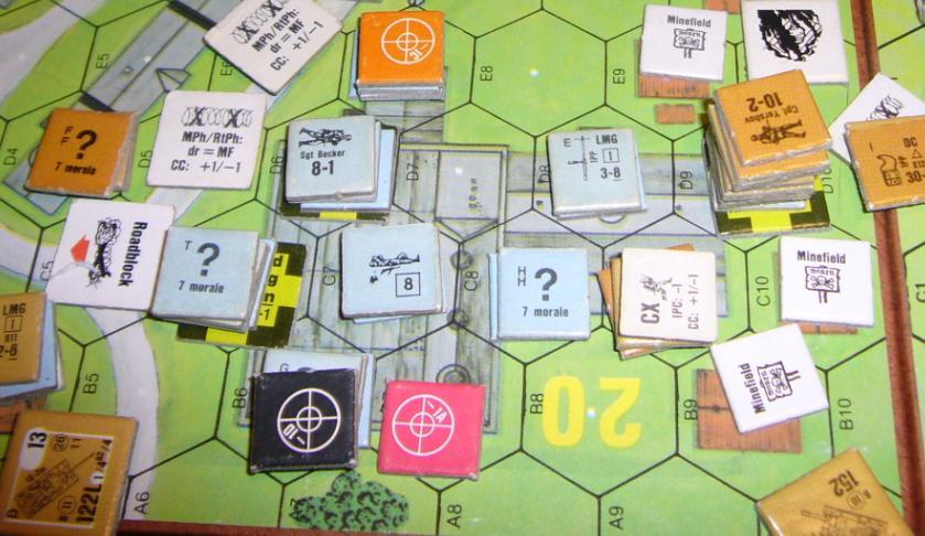 The Ceramic Factory: AAR German Player: Nick Drinkwater [ELR X, SAN X] Russian Player: Chris Buehler [ELR X, SAN X] Attractions: Late war city fight Factories Possible bouncing Panzerfausts!