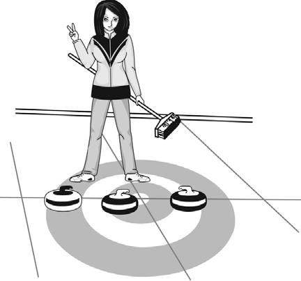 Game Objectives & Scoring A full-length game is usually 10 ends, but young curlers often play games of four, six or eight.