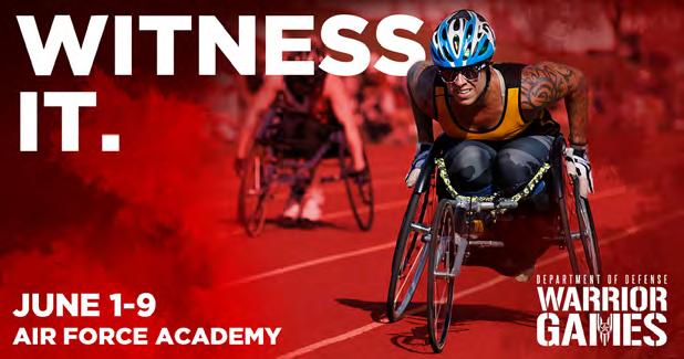 4 DIGITAL TOOLKIT IMAGERY POST 1 Facebook: We re proud to support the @WarriorGames! Join us at the Air Force Academy in Colorado Springs from June 1-9.