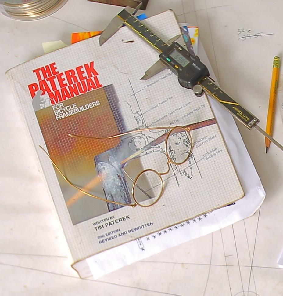 The Paterek Bicycle Framebuilders Manual Considered by many to be the framebuilders "Bible", the most recent printing of this valuable tool includes the latest information on all aspects of bicycle