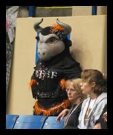 Mascot attends every home game & community outings YOUR COMPANY