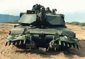 Mine Clearing Blade System Upgrade +5 Any M1A1 Abrams may add a Mine Clearing Blade System Upgrade.