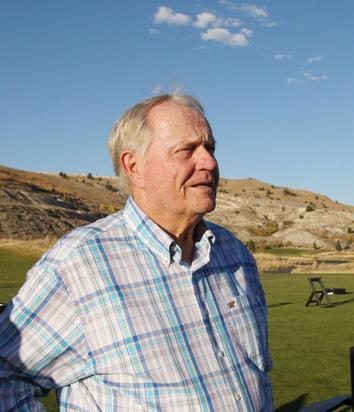 Jack Nicklaus Photo by Walter Hinick I ve chased a lot of elk around your mountains, and I ve lost a few flies in your rivers, said the 76-year-old legend, who loves to hunt and fish, and enjoys a