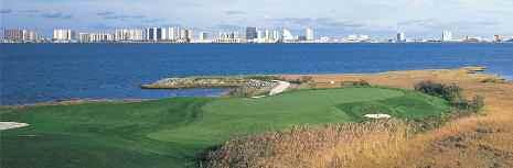 Island. 17 of 18 holes have bay views with several having direct bay frontage.