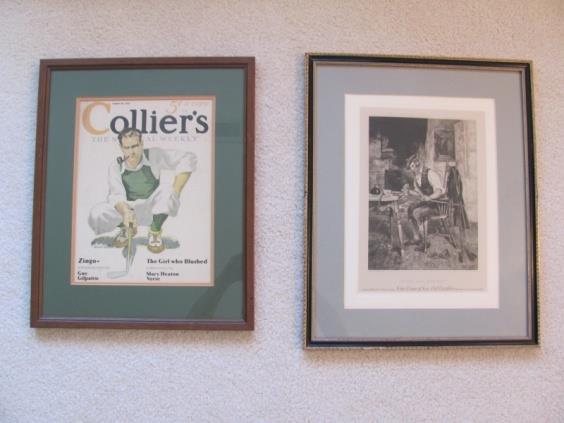 Distillers the proprietors of the Copyright, framed and matted, image size (9 x 12 7/8 ) Sale price @ $450 91.