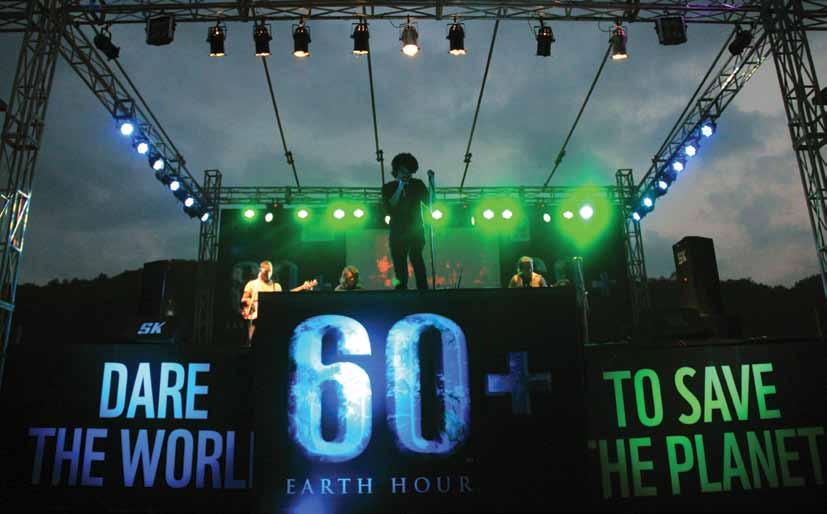 Earth Hour puts the you in youth in Nepal special FeatUre Yashawsi Shrestha / WWF Nepal Akash Shrestha